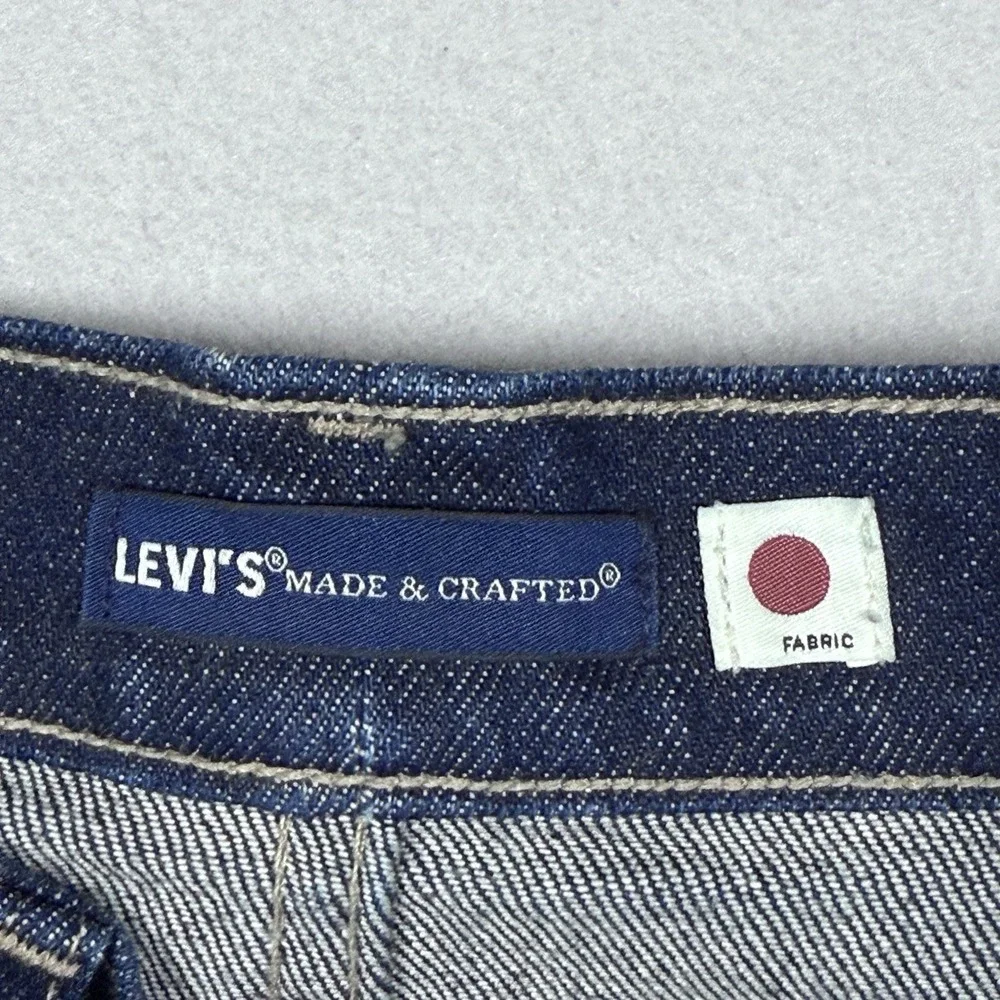 Levis Japanese Selvedge Jeans Womens 24x30 Column Pant Big E Made and Crafted